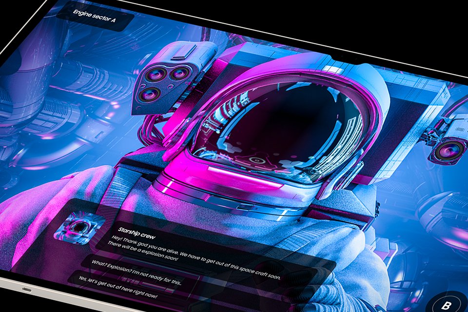 Tab S9 showing graphic display.